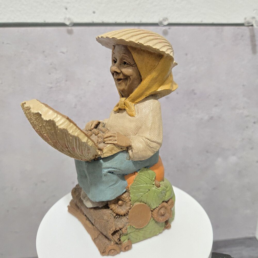 Vtg Tom Clark Gnome Dot Com 1998 Figure Cairn Woodspirit Computer Tech #NB792